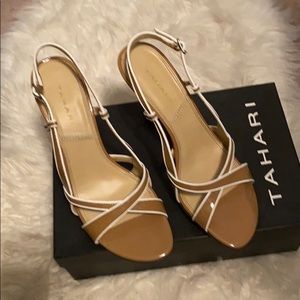 Almond and White Sandal